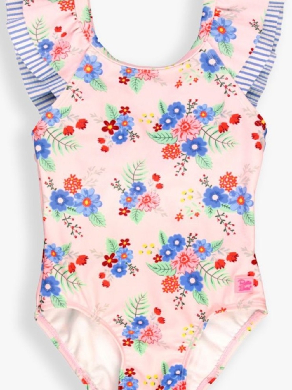 Rufflebutts Floral Ruffle-Strap One-Piece Swimsuit - Size 5
